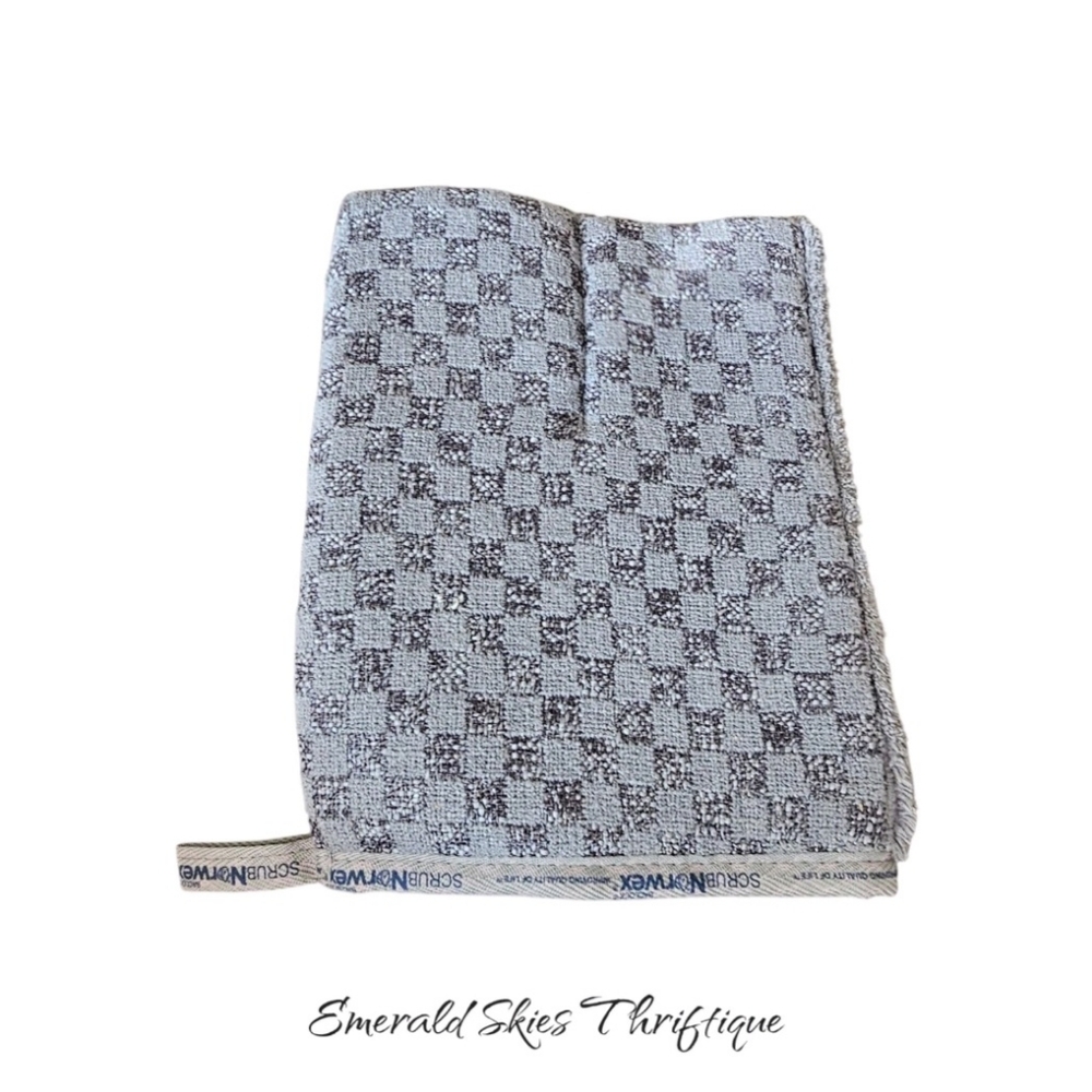 Norwex microfiber bath scrub mitt mitten Gray‎ graphite Shower Scrubber